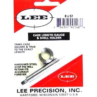 CASE LENGTH GAUGES fra LEE PRECISION gir en presis og enkel måte å trimme til lengde og kvadrere hylsemunnen, perfekt for 8X57 Mauser.