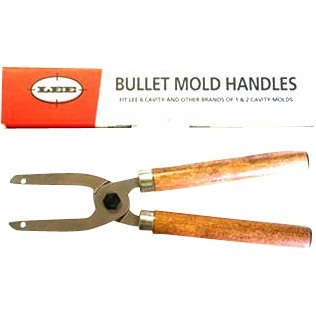 Lee Commercial Mold Handles passer perfekt til Lee 6-Cavity Molds og de fleste andre merker av enkelt- og dobbeltkavitet former, noe som gir enkel håndtering.