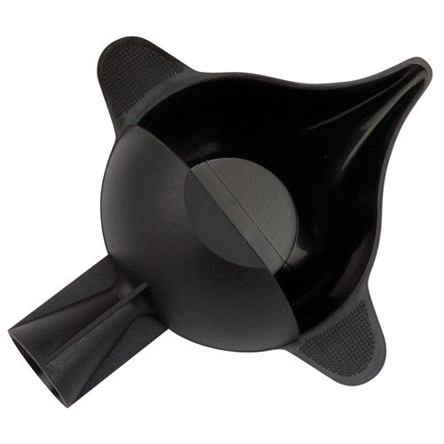 RCBS SCALE PAN/FUNNEL har en integrert powder funnel som lar deg helle pulver direkte i patronen, ideell for elektroniske scales og powder dispensers.