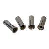 RCBS Rotary Case Trimmer Collets fungerer som en trekkekollet, sikrer hylser for presis trimming og passer til mange patronhylser. Se RCBS Trimmer Collet-diagrammet for kompatibilitet.