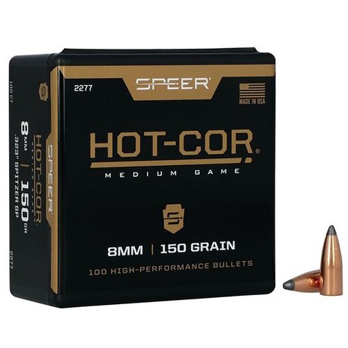 HOT-COR 8MM Spitzer kuler fra SPEER tilbyr høy ytelse og presisjon takket være en unik produksjonsprosess som eliminerer skadelige hulrom i kjernen.