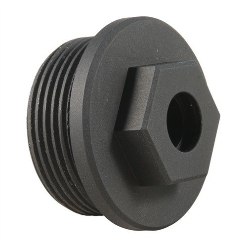 AR-15/M16 22LR PISTOL PLUG fra SPIKES TACTICAL er en maskinert aluminiumsplugg som enkelt tetter åpningen for forlengelsesrøret på .22 LR pistoler.