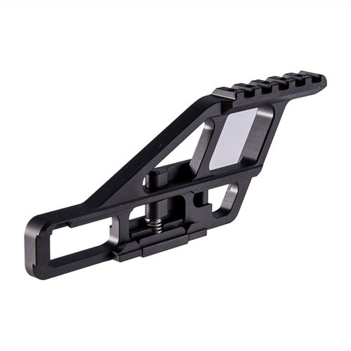 AK47/AKM OPTIC MOUNT SYSTEM gir mulighet for tilpasning med tre forskjellige lavere monteringer, lett aluminium, og beholder nullstilling ved fjerning av optikk.