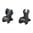 TROY INDUSTRIES AR-15  FLIP-UP HK-STYLE FRONT SIGHT SET BLACK