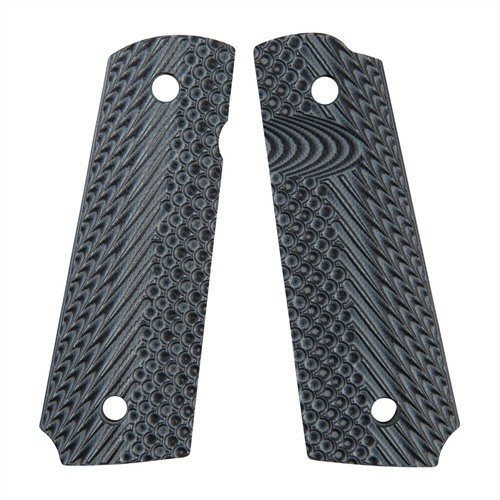 Robuste G10 grips med unike teksturer for utmerket grep og våpenkontroll, ideelle for alle værforhold og ekstreme forhold.
