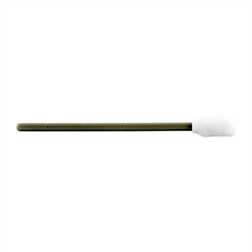 GUN TIPS, RECTANGULAR SWABS er plast-håndterte skumsvaber som er perfekte for rengjøring av våpen med en 5" OAL, 1" lang, 1/2" bred og 1/4" tykk skumtuft.