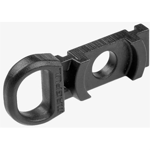 SGA Receiver Sling Mount fra MAGPUL gir et solid feste for SGA Stock Series, med konfigurerbar venstre eller høyre montering og slitesterk stål konstruksjon.