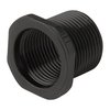 THREAD ADAPTER 9/16-24 til 5/8-24 i svart, laget av rustfritt stål, gir enkel installasjon og perfekt justering for feste av 5/8-24 munningsenheter.