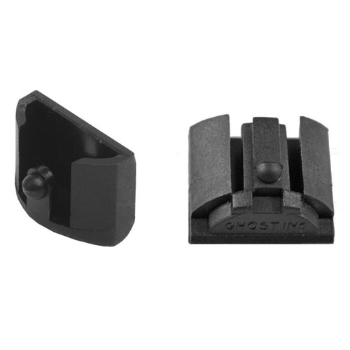 GHOST Grip Plug Kit for Glock Gen 4 gir deg to plugger for optimal beskyttelse mot smuss, raskere omlasting og enklere magasinfjerning ved feil.