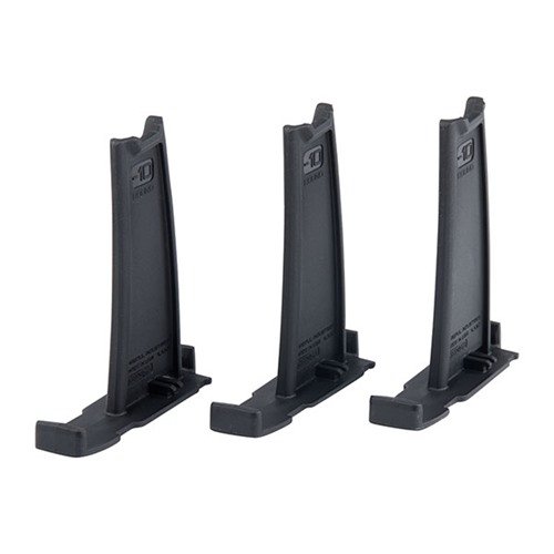 Minus 10-round limiter for 7.62 PMAG Gen 3 reduserer kapasiteten midlertidig, enkel installasjon uten verktøy og ingen permanent endring av magasinet.