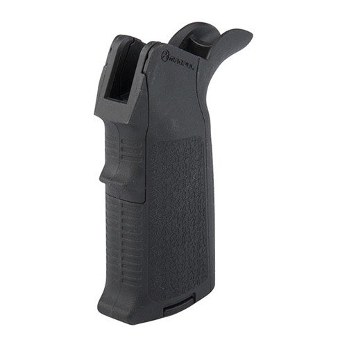 MIAD GEN 1.1 grepkit gir deg muligheten til å tilpasse grepet med utskiftbare innlegg, og passer til AR-15/M4 og flere 7.62x51 varianter.