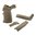 MAGPUL MIAD GEN 1.1 GRIP KIT TYPE 2 POLYMER FOR AR-308 FDE