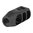 PRECISION ARMAMENT M11-SPR MUZZLE BRAKE 22 CALIBER 1/2-28 SS BLACK