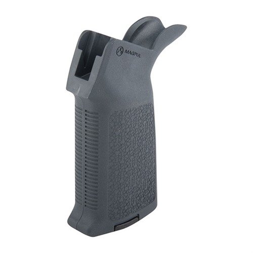 Magpul MOE Grip gir en solid og sikker grep med sin robuste polymerkonstruksjon, og forbedrer komforten for bedre håndtering og kontroll av våpenet.