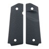 MOE 1911 Grip Panels i Stealth Gray gir overlegen kontroll med sitt unike diamantformede tverrsnitt, aggressiv magasinutløser og passer til ambidextrøse sikkerheter.
