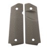 MOE 1911 Grip Panels er laget av forsterket polymer, har et unikt diamantformet tverrsnitt for bedre grep, aggressiv magasinutløser og passer ambidextrøse sikkerheter.