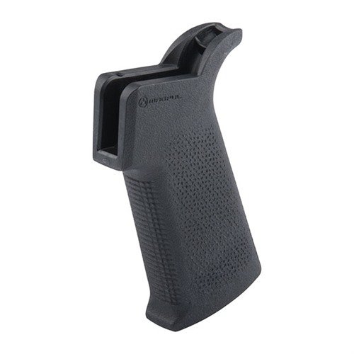 MOE SL Grip fra Magpul gir en ergonomisk og slank design med vertikal grep vinkel, optimalisert for kort LOP, og inkluderer alt monteringsutstyr.