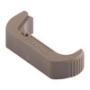 VICKERS GLOCK® utvidet magasinutløser gir raskere og enklere magasinbytter med en 3/64" lengre knapp for bedre tommeltilgang, uten håndomplassering.