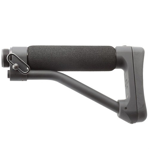 AR-15 ACE ARFX-E Skeleton Stock er 7,25" lang uten buttpad, laget av 6061-T6 aluminium, perfekt for Close Quarters Battle med høy styrke og lav vekt.