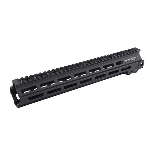 AR-15/M16 MK 8 håndguard er lett, ergonomisk og modulær med M-LOK festepunkter, laget av flyaluminium for styrke og lav vekt.