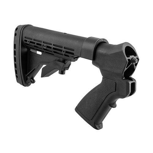 KickLite Tactical Buttstock reduserer rekyl med opptil 50%, gir bedre våpenkontroll, raskere oppfølgingsskudd og økt presisjon for Winchester 1200/1300.