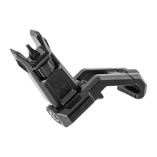MBUS Pro Offset Front Sight gir en robust løsning for sikting med Melonited stål, verktøyløs justering og lav profil for optimal kompatibilitet med rifle.