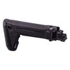 Magpul Zhukov-S Stock er en foldbar, justerbar stokk med QD sling-fester, modulære cheek risers, og støtdempende gummibakplate for optimal grep.