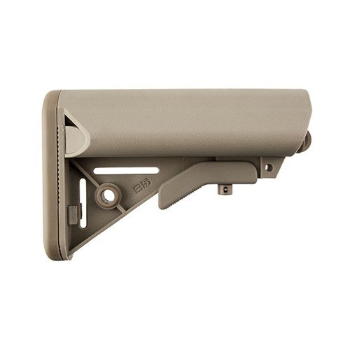 AR-15 Enhanced SOPMOD Stock forbedrer cheekweld for økt komfort, har vanntette oppbevaringsrom og anti-glid gummipad for sikker skulderplassering.