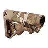 B5 SYSTEMS BRAVO COLLAPSIBLE MIL-SPEC STOCK for AR-15 tilbyr ergonomisk komfort, lettvektsdesign og sikker justering med anti-slip gummipute.