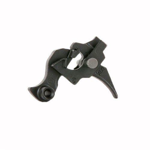 ALG AK Trigger gir en jevnere og kortere avtrekksfølelse for AK47 og AK74, laget av S7 verktøystål med Manganese phosphate finish og Lightning Bow for komfort.