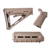 Oppgrader riflen din enkelt med Magpul MOE møbelsett, som inkluderer MOE Mil-Spec kolbe, MOE karbin forende og MOE grep i Flat Dark Earth.