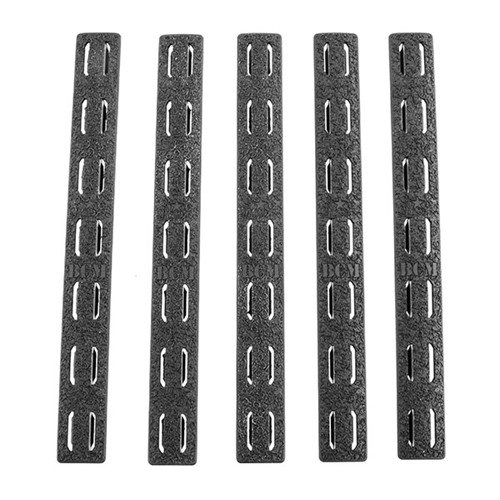 AR-15 KEYMOD RAIL PANEL KIT gir en slank, ikke-reflekterende overflate med ventilasjon, passer alle KeyMod-fester og kan tilpasses i lengde.