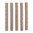 BRAVO COMPANY RAIL PANEL KIT 5-PACK KEYMOD RUBBER FLAT DARK EARTH 5.5"