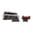 L.P.A. SIGHTS FIBER OPTIC ADJUSTABLE SIGHT SET, NOVAK STYLE