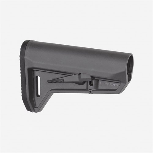 Magpul SL-K er en kompakt, lett og manøvrerbar kolbe for AR-15, med justerbar lengde, gummipute for komfort og innebygd slyngeoppheng.