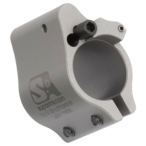 Superlative Arms AR-15 Clamp On Adjustable Gas Block gir bedre gasskontroll, reduserer følt rekyl og holder systemet rent og kjølig med sitt unike "Bleed Off" design.