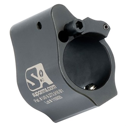 Superlative Arms AR-15 Solid Adjustable Gas Block gir renere drift, redusert rekyl og enkel gassjustering uten forurensning. Perfekt for SBR og lyddempere.