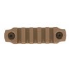 KEYMOD Picatinny railseksjoner i Flat Dark Earth er laget av lett, slagfast polymer og rustfritt stål, med snag-resistent design og kompatibilitet med alle KeyMod overflater.