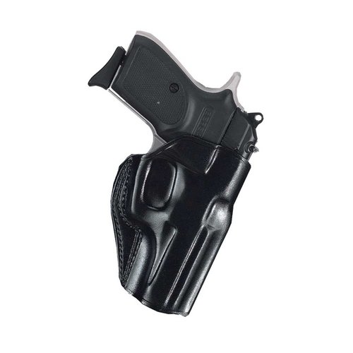 Galco Stinger™ belteholster er laget av premium saddle leather, har åpen topp for rask trekk, og passer belter opptil 1 1/2" for sikker og diskret bæring.