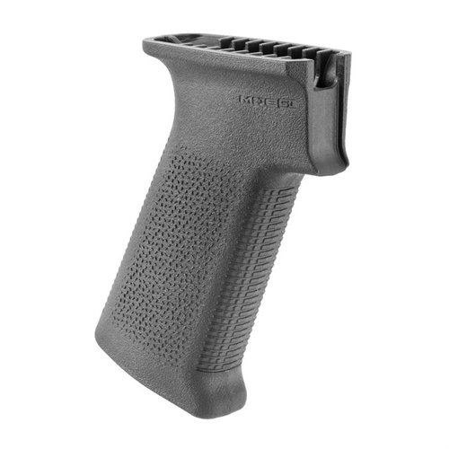 MOE SL AK Grip er et drop-in oppgradering for AK47/AK74 med en mer vertikal grep vinkel, slankere design og aggressiv TSP tekstur for bedre kontroll.