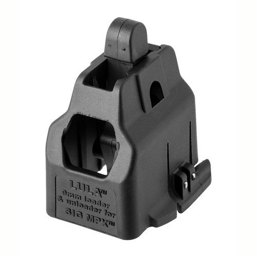 SIG SAUER MPX LULA 9MM MAGAZINE LOADER er en lett, slitesterk og værbestandig løsning som forenkler magasinlading, eliminerer tommelplager og forlenger levetiden.
