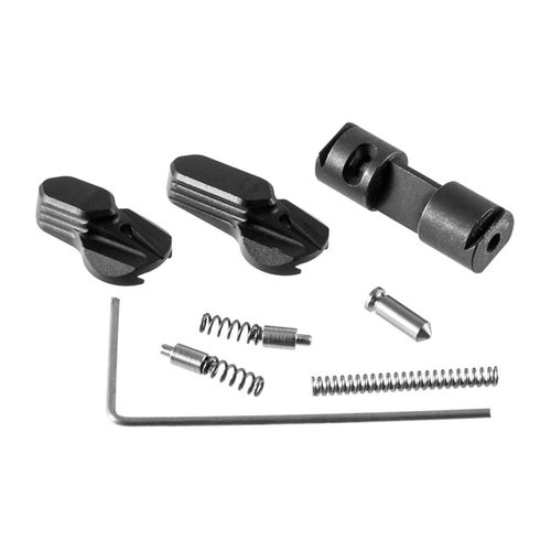 Radian Weapons Talon™ ambidextrous safety selector gir deg muligheten til å velge mellom 90° og 45° kortkast, med presisjonsmaskinerte levers og solid design.