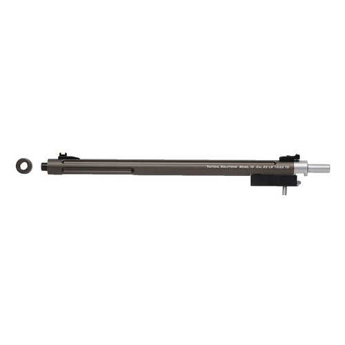 Tactical Solutions X-Ring Takedown Barrel gir bedre presisjon til din Ruger® 10/22® uten å gå på kompromiss med nedtakingsfunksjonaliteten.