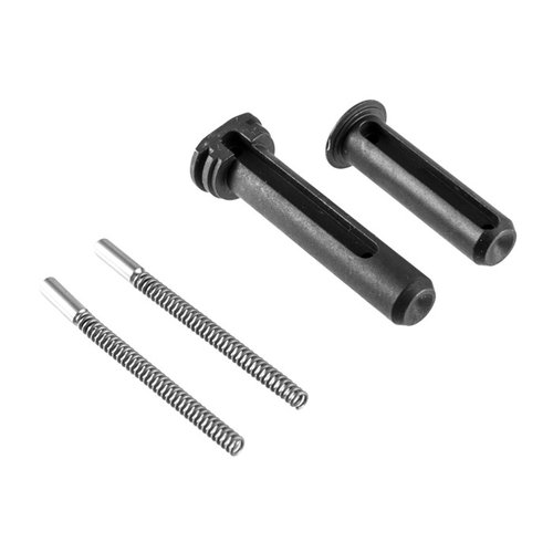Oppgrader AR-15 med Radian Weapons Takedown Pin Kit, CNC-maskinert, med dimple for enkel fjerning og svart nitride for korrosjonsbeskyttelse.
