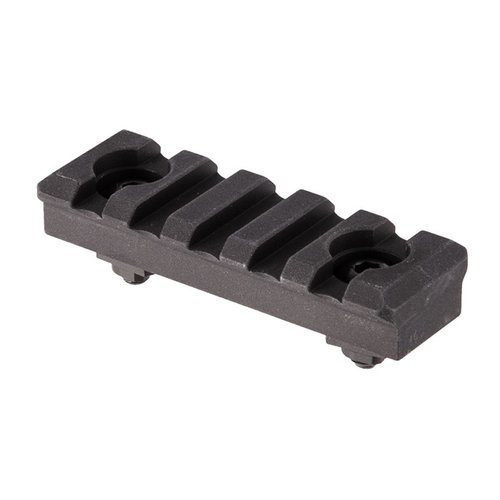 Daniel Defense 2.5" M-LOK M1913 Picatinny Rail-seksjon er lett, laget av 6061-T6 aluminium, og lar deg trygt feste Picatinny-tilbehør til M-LOK håndtak.