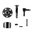 LUTH-AR AR-15 ADJUSTABLE REAR SIGHT ASSEMBLY BLACK
