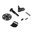 LUTH-AR AR-15 ADJUSTABLE REAR SIGHT ASSEMBLY BLACK