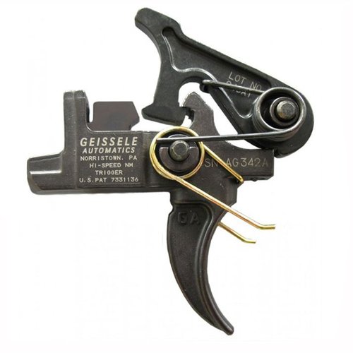 Geissele Hi-Speed National Match Trigger for AR-15 gir deg justerbare avtrekksvekter og overtravel, perfekt for konkurranse, jakt og taktisk skyting.