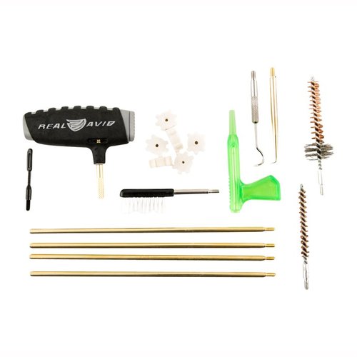 Real Avid Gun Boss Pro AR15 Cleaning Kit gir deg alt du trenger for å rengjøre AR15, inkludert spesialverktøy for bolt carrier group og star chamber.