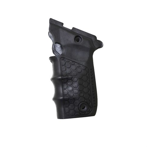 Tandemkross hiveGrip gir et sikkert grep på S&W SW22 Victory, med ergonomiske fingergroper og teksturert overflate for bedre kontroll og presisjon.